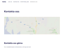 Tablet Screenshot of fargbygge.se